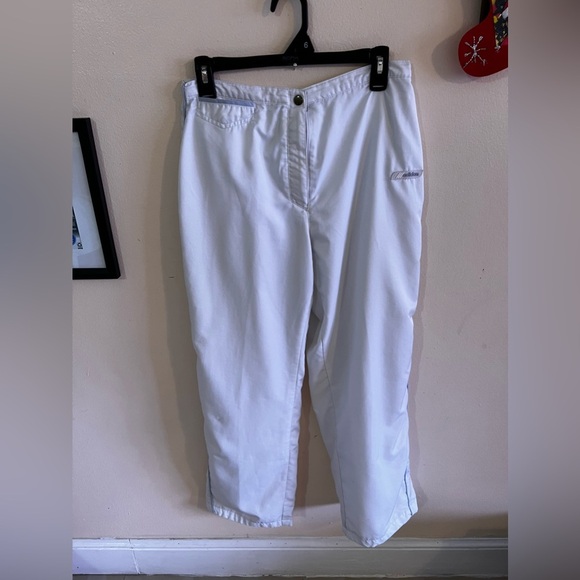 Adidas Jogger   Pants Weltmarke Mit Den Streifen  Ankle wide leg pants Men’s M - Picture 3 of 16